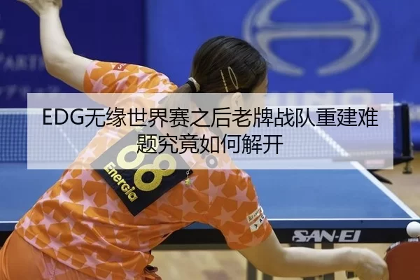 EDG无缘世界赛之后老牌战队重建难题究竟如何解开